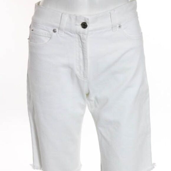 Michael Kors White 5 Pocket Denim Shorts Sz. 2 - Picture 1 of 7
